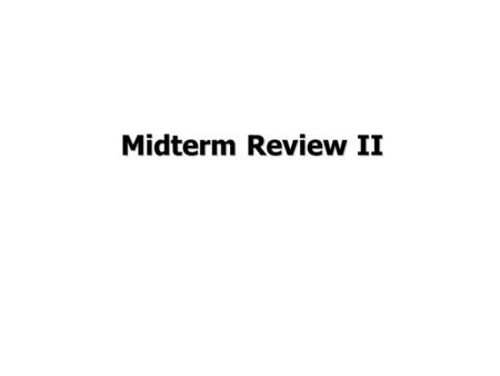 Midterm Review II. Redundancy. –Information may be repeated unnecessarily in several tuples. –E.g. length and filmType. Update anomalies. –We may change.