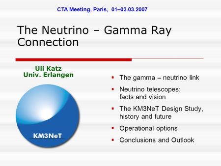 The Neutrino – Gamma Ray Connection