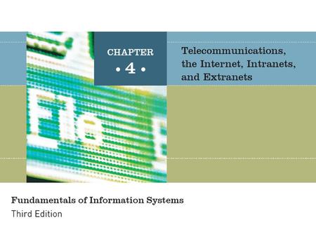 2 An Overview of Telecommunications and Networks Telecommunications: the _________ transmission of signals for communications (home net) (home net)