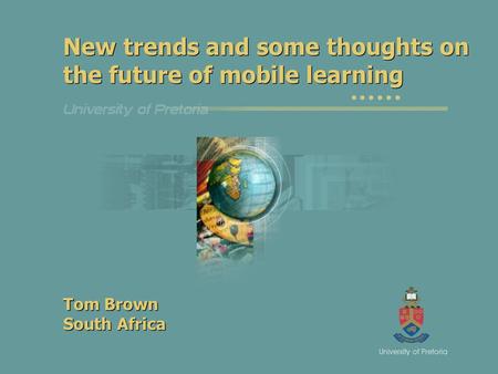 New trends and some thoughts on the future of mobile learning