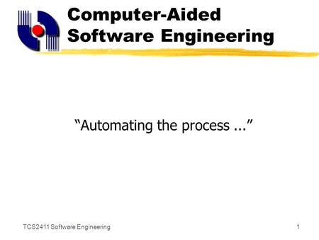 Computer-Aided Software Engineering