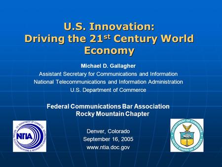 U.S. Innovation: Driving the 21st Century World Economy