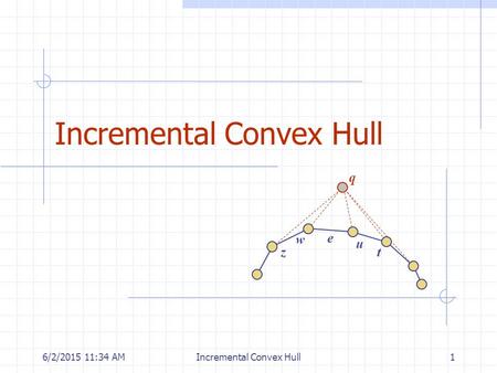 6/2/2015 11:35 AMIncremental Convex Hull1 q w u e zt.