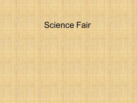 Science Fair. Project Categories Animal Sciences Behavioral & Social Sciences Biochemistry Cellular & Molecular Biology Chemistry Computer Science Earth.