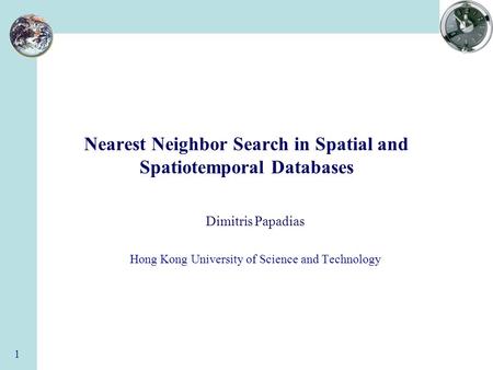 Nearest Neighbor Search in Spatial and Spatiotemporal Databases