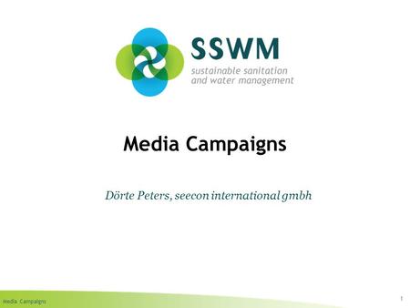 Media Campaigns 1 Dörte Peters, seecon international gmbh.