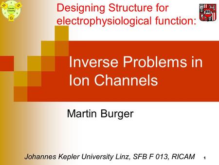 Inverse Problems in Ion Channels