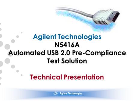 Agilent Technologies N5416A Automated USB 2