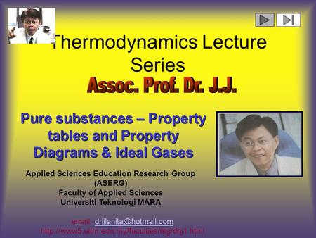 Thermodynamics Lecture Series    Applied Sciences Education.