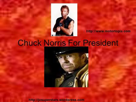Chuck Norris For President