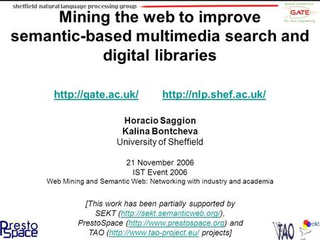 Mining the web to improve semantic-based multimedia search and digital libraries