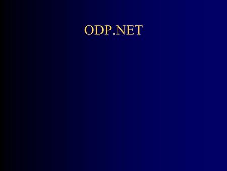 ODP.NET.