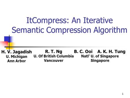 ItCompress: An Iterative Semantic Compression Algorithm