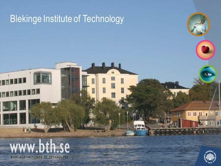 Blekinge Institute of Technology. A YOUNG INSTITUTE  Founded in 1989  One of three independent institutes of technology  Three campuses.