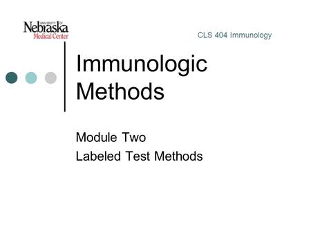 Module Two Labeled Test Methods