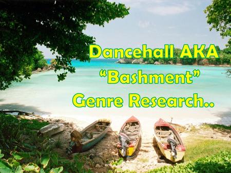 What is Dancehall? Dancehall is a popular Jamaican genre which when introduced in the 1970’s was a less religious and political version of reggae. At.