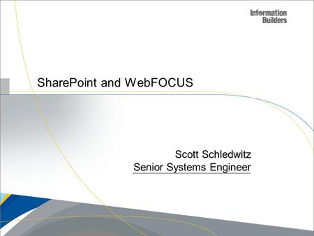 SharePoint and WebFOCUS