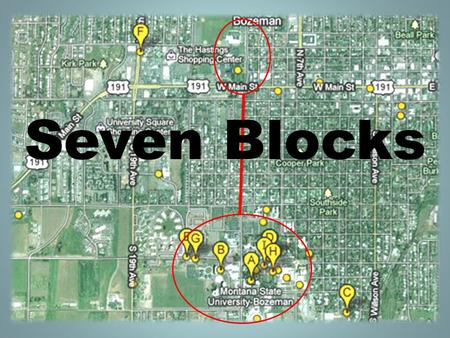 Seven Blocks. About Me Senior Chemistry with Biochemistry Option Currently doing undergraduate research in Dr. Peters’s Group – NASA Astrobiology Biogeocatalysis.