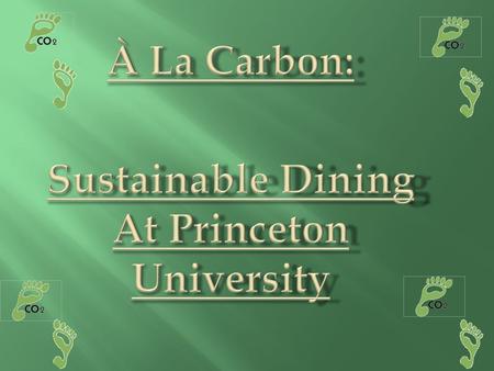  Where: Princeton Dining Services Building 26 College Road West 26 College Road West (Princeton University) (Princeton University)  Supervisors: Stu.