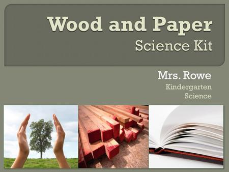 Wood and Paper Science Kit
