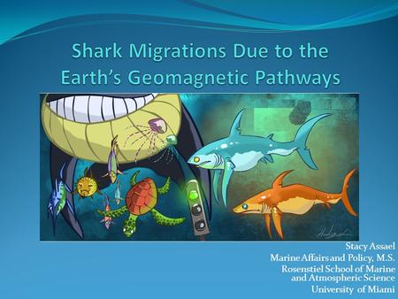 Shark Migrations Due to the Earth’s Geomagnetic Pathways