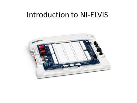 Introduction to NI-ELVIS