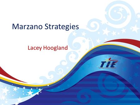 Marzano Strategies Lacey Hoogland.