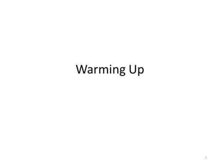 Warming Up 1. Sports in the economy The US economy in 2010 generated about $14 Trillion in goods and services. The author of our book tells us that in.