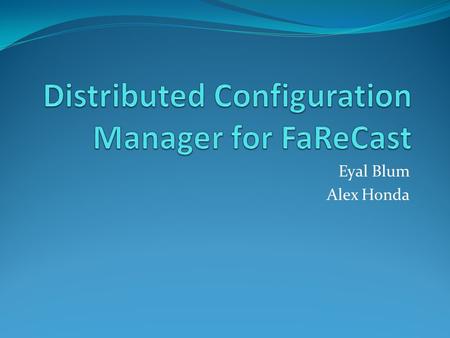 Eyal Blum Alex Honda. FaReCast Fast Reliable Application Layer Multicast for Flash Dissemination Application Layer Flash Dissemination Authors Kyungbaek.