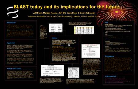 Jeff Shen, Morgan Kearse, Jeff Shi, Yang Ding, & Owen Astrachan Genome Revolution Focus 2007, Duke University, Durham, North Carolina 27708 Introduction.