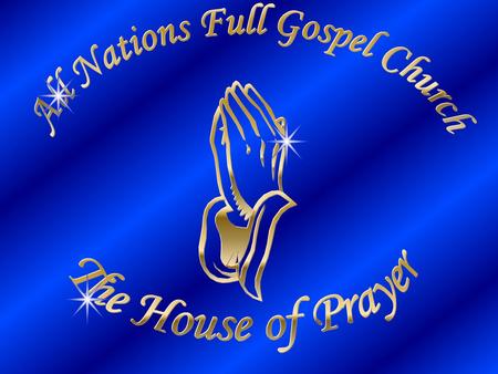 Vision of ANFGC All Nations Founded in 1982 Currently has churches in eight nations Vision of the Church base on Five-fold Mission Statement.