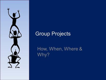 Group Projects How, When, Where & Why?. What do we know about team project success?