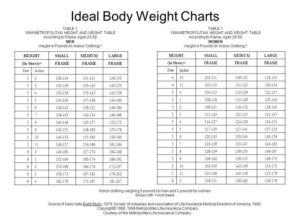 Metlife Height Weight Chart