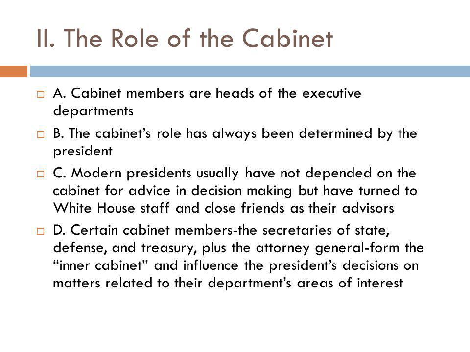 i. the selection of the cabinet - ppt download
