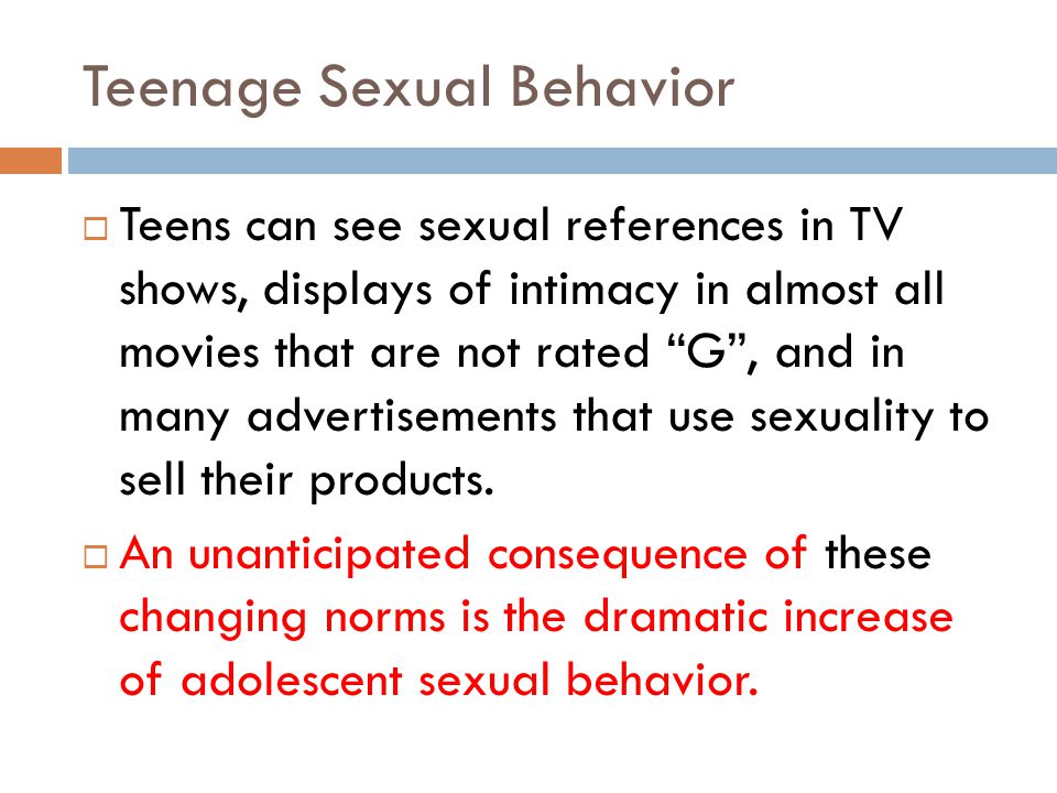 Behavior Sexual Teenage 54