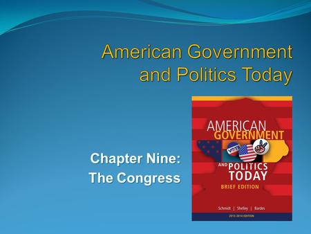 Chapter Nine: The Congress. Learning Outcomes LO 1 Describe the various roles played by Congress and the constitutional basis of its powers. LO 2 Explain.