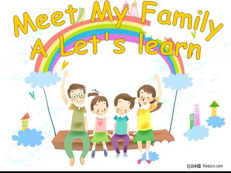 Meet My Family A Let's learn.