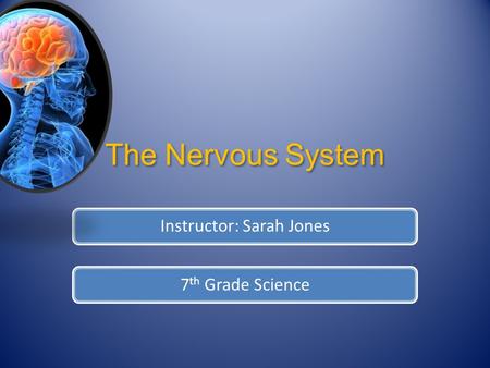 Instructor: Sarah Jones