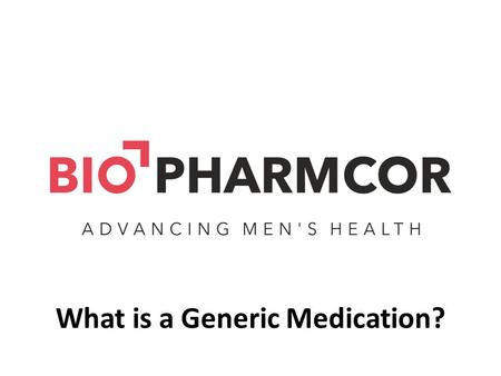 What is a Generic Medication?. The World Health Organization Definition of a Generic Medication A generic drug is a pharmaceutical product, usually intended.