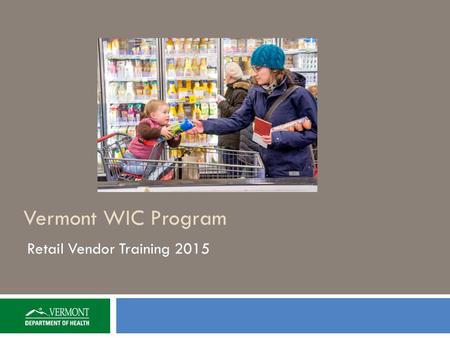 Retail Vendor Training 2015