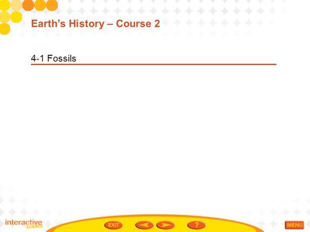 Earth’s History – Course 2