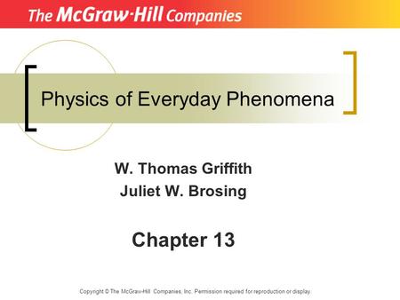 Physics of Everyday Phenomena