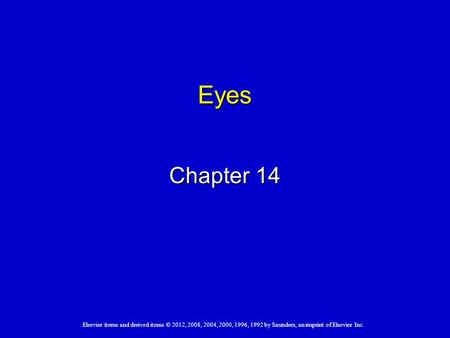 Eyes Chapter 14.