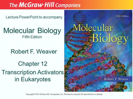 Molecular Biology Fifth Edition