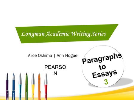 Longman Academic Writing