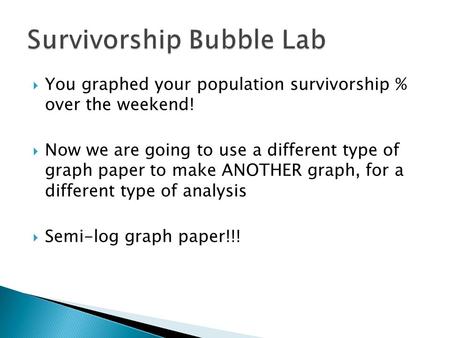 Survivorship Bubble Lab