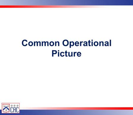 Common Operational Picture
