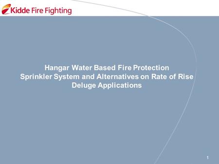 Hangar Water Based Fire Protection