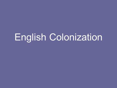English Colonization. Journal How does Zinn's portrayal of Columbus' differ from what you were taught in elementary and high school? Do you feel it is.