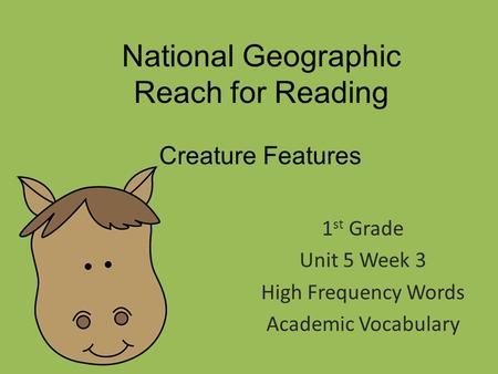National Geographic Reach for Reading